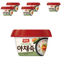 양반 야채죽, 287.5g, 6개