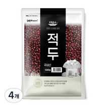 더담은 국산 적두 팥, 500g, 4개