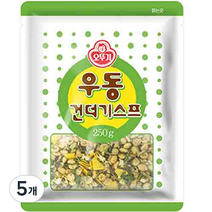 오뚜기 우동건더기스프, 250g, 5개
