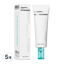어바웃톤 라잇풀 듀이 선 에센스 SPF50+ PA++++, 50ml, 5개