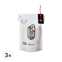 하양가바쌀 유기농 가바 백미, 1kg, 3개