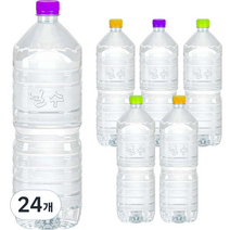 얼수 무라벨 생수, 2L, 24개