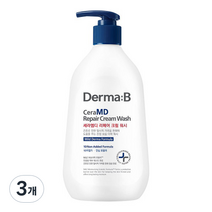 더마비 세라엠디 리페어 크림 바디워시, 400ml, 3개
