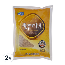 청은 들깨가루, 200g, 2개