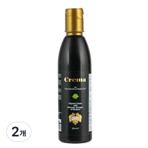 안드레아밀라노 모데나산 유기농 발사믹 크림소스, 250ml, 2개