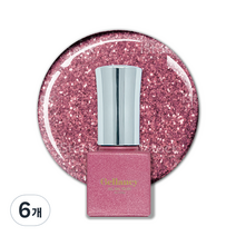 벨랑시 젤네일 글리터 5ml, SN 37 핑크, 6개