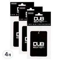 본투로드 차량용 종이방향제, 3개입, 4개