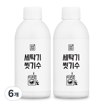 깔끔대장 세탁기 씻기수, 200ml, 6개