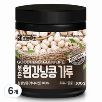 조은약초 프리미엄 볶은 흰강낭콩 가루, 6개, 300g
