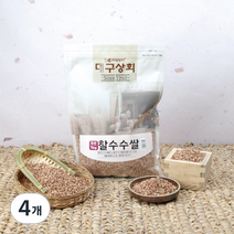 대구상회 국내산 찰수수쌀, 1kg, 4개