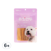 핏펫 강아지 츄잇 만두 개껌, 칠면조, 6개