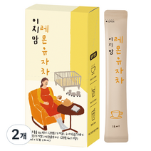 이지맘 레몬 유자차 15p, 2개, 180ml