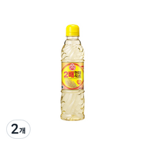 오뚜기 2배 현미식초, 500ml, 2개