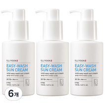 일리윤 저자극 이지워시 선크림 SPF50+ PA++++, 150ml, 6개