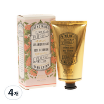 빠니에데썽스 앱솔루트 핸드크림 로즈제라늄, 75ml, 4개