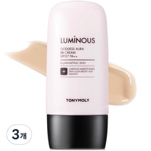 토니모리 루미너스 여신광채 BB크림 SPF37 PA++ 45g, 1호 화사한 베이지, 3개