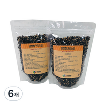 태평선식 검정쌀크리스피, 100g, 6개