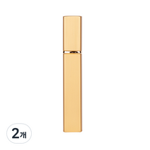 플라카 휴대용 스프레이 향수 공병 12ml, 골드, 2개