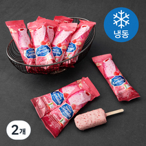 롯데웰푸드 본젤라또 베리딸기바 아이스크림류 (냉동), 80ml, 2개