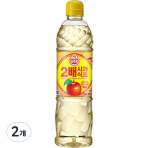 오뚜기 2배 사과식초, 900ml, 2개
