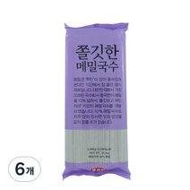 풍국면 쫄깃한 메밀국수, 6개, 1000g