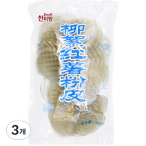 천미방 원형 둥글 넙적당면, 3개, 500g