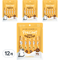 프레셔스펫 프레셔스 츄롤 고양이 간식 치즈 5p, 12개
