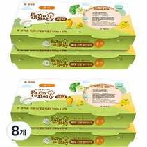 팜투베이비 실온이유식 소고기시금치양송이죽 레디 중기 G세트 7~8개월 2p, 100g, 16개