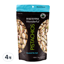 원더풀 피스타치오 무염, 150g, 4개