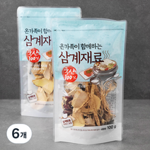 산들 온가족이 함께하는 삼계재료, 100g, 6개