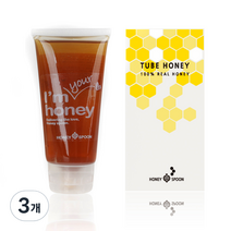 HONEYSPOON 튜브허니 밤꽃꿀, 120g, 3개