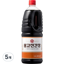 몽고진간장 진간장, 1.8L, 5개