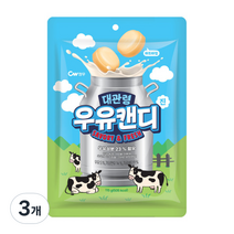 청우 대관령우유캔디진, 115g, 3개