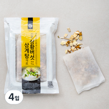몸애조화 간편 상황버섯 삼계탕 재료, 4입, 38g