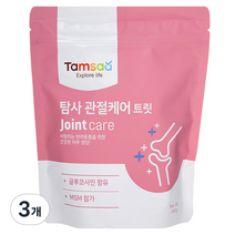 탐사 강아지 뉴트리션 트릿 관절케어 300g, 글루코사민, 3개, 뼈/관절강화