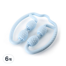 아리즈홈 다리 림프 마사지 얼굴 폼롤러, 6개, 블루