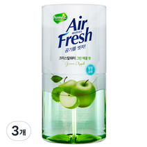 홈즈 크리스탈워터 실내용 방향제 그린애플, 400ml, 3개, 과일/트로피칼향