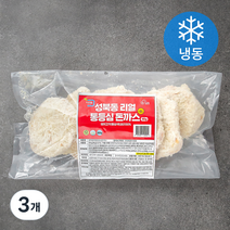 바른웰 성북동 리얼 통등심 돈까스 (냉동), 3개, 800g