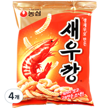 농심 새우깡, 90g, 4개