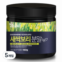 조은약초 보리새싹 분말, 5개입, 150g