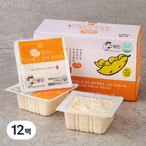 한둘 명인이 국산콩으로 만든 한끼 콩비지, 140g, 12팩