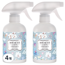 부케가르니 섬유탈취제 베이비파우더, 300ml, 4개, 포근따뜻한향