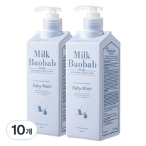 밀크바오밥 베이비 워시, 500ml, 10개