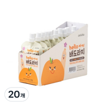아올다 hello 아이 배도라지 주스 80ml x 10p, 혼합맛(배/도라지), 20개
