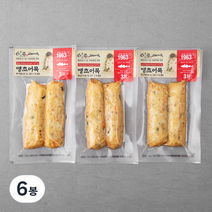 고래사어묵 땡초어묵, 130g, 6봉