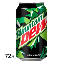 마운틴듀 롯데칠성음료, 355ml, 72개