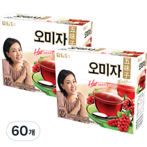 담터 오미자 플러스 과실차, 18g, 60개