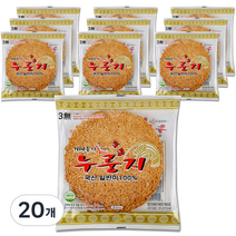 참좋은식품 가마솥의 누룽지, 200g, 20개