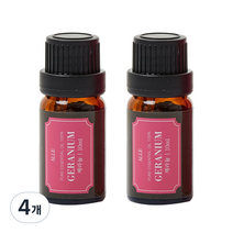 알레 비건 아로마 에센셜 오일 제라늄, 10ml, 4개