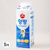 서울우유 앙팡우유, 1000ml, 5개